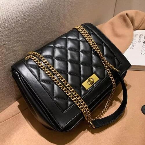 Lattice Square Crossbody bag 2021 Fashion New Quality PU Leather Womens Designer Handbag High capacity Shoulder Messenger Bag