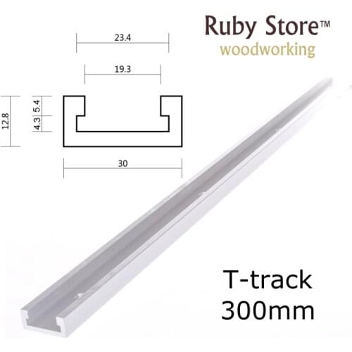 12inch 300mm T-tracks T-slot Miter Track Jig Fixture Slot For Router Table Band Saw
