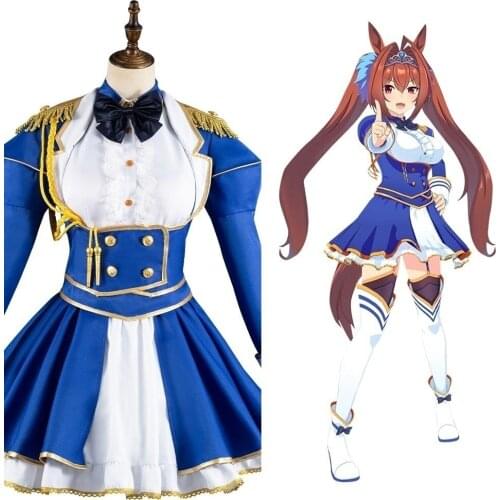 Umamusume Pretty Derby Cosplay Daiwa Scarlet Dress Cosplay Costume Halloween Carnival Dress Full Suit