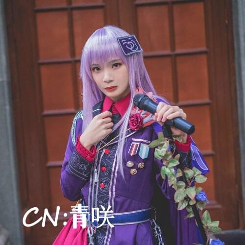 Bang Dream! Minato Yukina Roselia 3th live Cosplay Costume Anime Dresses Christmas Halloween Free shipping CG386