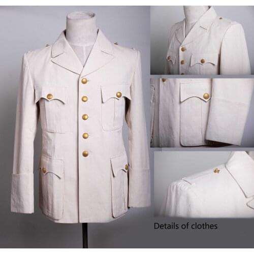 WW2 Germany White general uniform North Africa