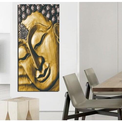 1Piece Canvas Art Modern Printed Buddha Painting Picture Buddha Paintings Wall Canvas For Living Room Picture Print FA330