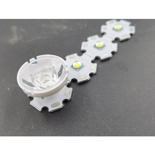 15 30 45 60Degree 21mm Reflector Collimator LED Lens For Cree T6 U2 XML XM-L LED