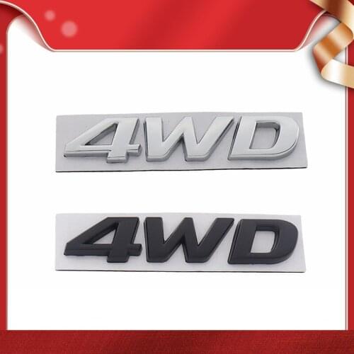 3D 4WD Hood Fender trunk Nameplate Decal Emblem Badge Sticker for Tucson CRETA KONA Santa fe Sonata Elantra Sportage IX35 IX25