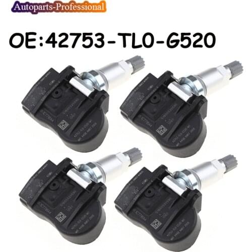 4 pcs/lot For 14-20 H onda Jazz TPMS Tire Pressure Monitor Sensor 433MHZ 42753-TL0-G520 42753TL0G520 Car Auto accessorie