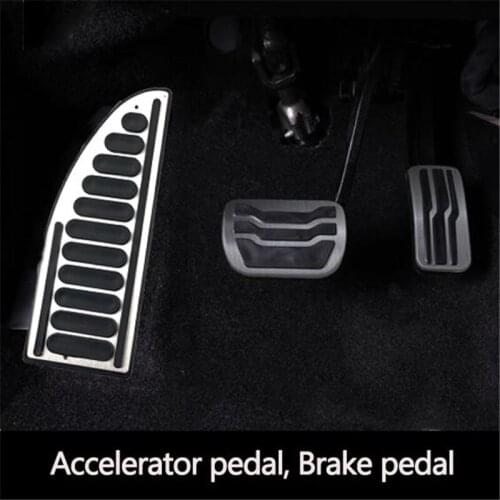 Car Accessories Stainless steel Pedal For Ford Focus KUGA Escape Escort C-Max S-Max Mondeo Fusion MK4 For Mazda3 For LINCOLN MKC