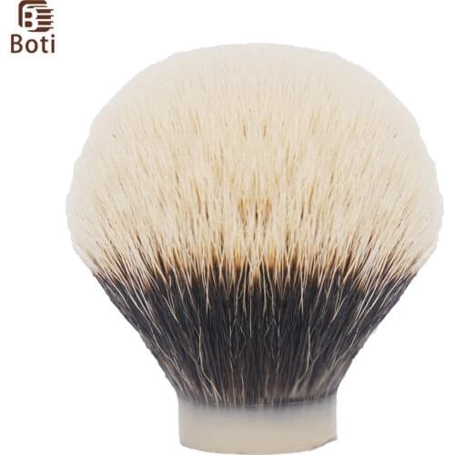 Boti Brush-NC Chubby Badger Hair Knot Bulb Type Shaving Brush Knot Mens Beard Tools Handmade