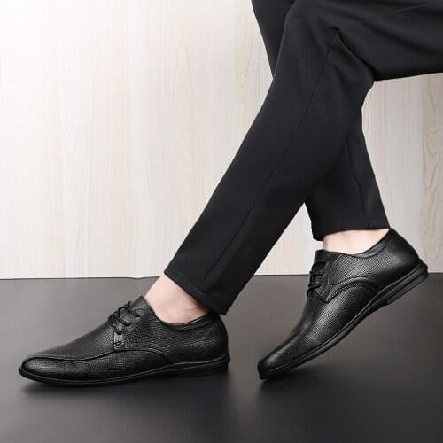 Boots shoe causal man for sapato loafers comfortable de hombre fashion hot masculino mens black shose lather men 2020 Casual