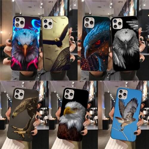 King Of Birds Eagle Hawk Phone Case For iphone 12 11 Pro Max Mini XS Max 8 7 6 6S Plus X 5S SE 2020 XR cover