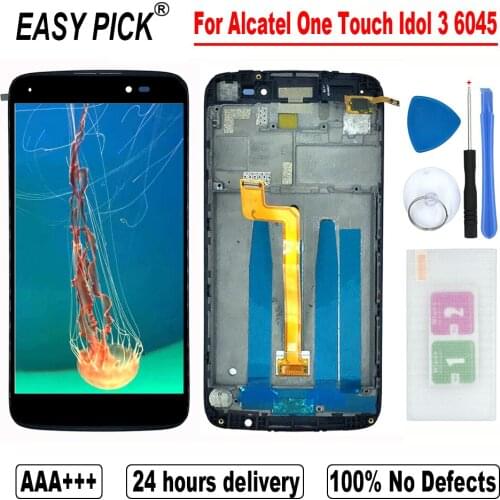 For Alcatel One Touch Idol 3 OT-6045B 6045I 6045Y 6045K 6045 LCD DIsplay Touch Screen Digitizer Assembly