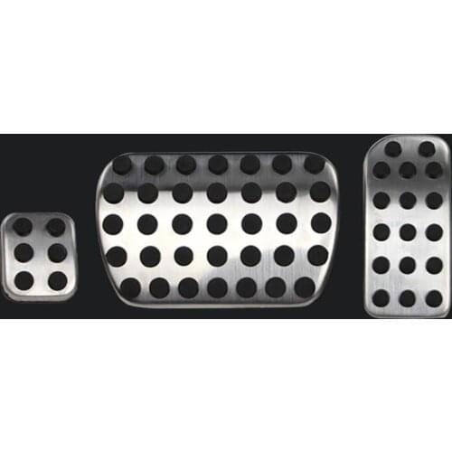 For Mercedes Benz Vito 2016-2018 3PCS Car Gas Fuel Brake Footrest Accelerator Pedal Plate Pad Aluminum Alloy Car Accessories