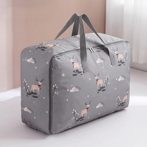 1 piece Oxford Storage Bag Arrange Clothes Cotton Quilt Sweater Quilt Cover Large Bags for Travling Carrying Store