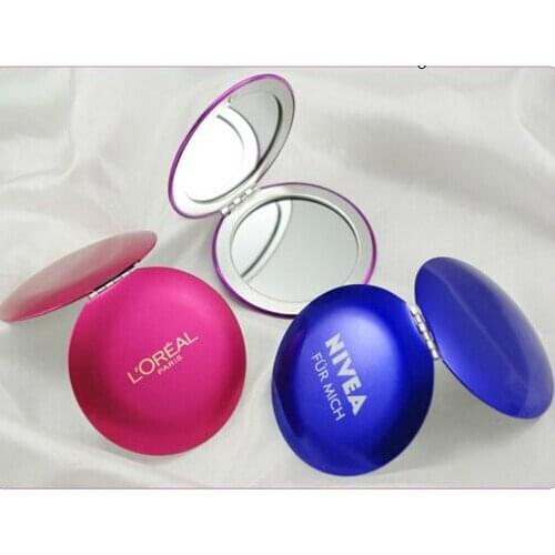 Personalized Customized Compact Mirror Design your Mirrors ALUMINUM COSMETIC MIRROR Favors #18068C