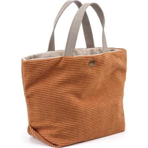 Multifunctional Canvas Shopping Bag New Retro Ladies Handbags Cloth Bag Lunch Bag Hand Bag Literature Cotton and Linen Bag