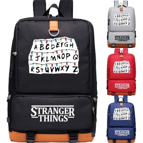American Stranger Things Fashion Casual High Quality Student Travel Camp Business Roomy Multifuctional Soft Unisex Backpack