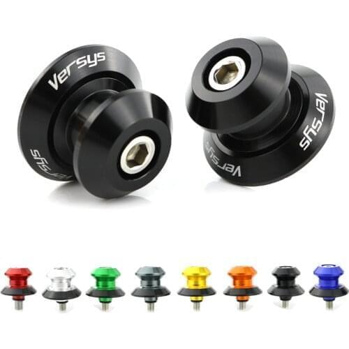 Fit For Kawasaki Versys 650 KLE650 2015 2016 2017 2018 2019 Swing Arm Sliders Spools Stand Bobbins CNC Aluminum Alloy