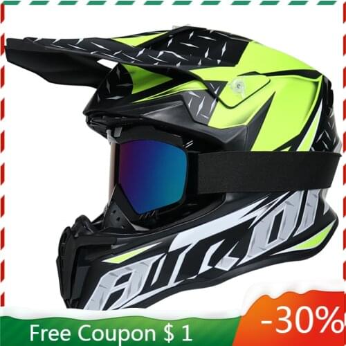 Professional Racing Motocross Helmet Off Road Helmet Motorcycle Off-Road Cartoon Childrenr ATV Motorcycle MTB Helmet