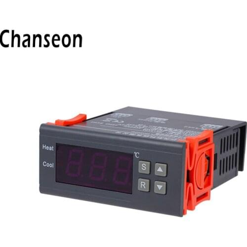 Chanseon 10A 12V Digital Temperature Controller Thermostat + Sensor Thermocouple -40 to120 Degree Thermal Regulator Controlador