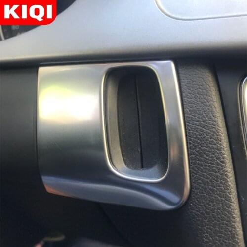 Car Styling Keyhole Decorative Frame Cover Strip Trim Stainless Steel Sticker for Audi A4 B8 A5 8T S5 Auto Interior Accessories