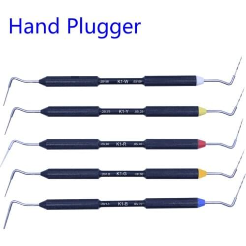 Dental Equipment K1PP Endodontic Vertical Condense Gutta Percha Hand Plugger 5 PCS/LOT