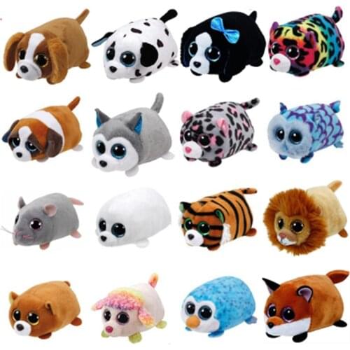 Ty Beanie Big Eyes Babies Soft Plush Dog Mouse fox Unicorn Penguin Leopard Owl Monkey Cute Toys Doll Child Birthday Gift