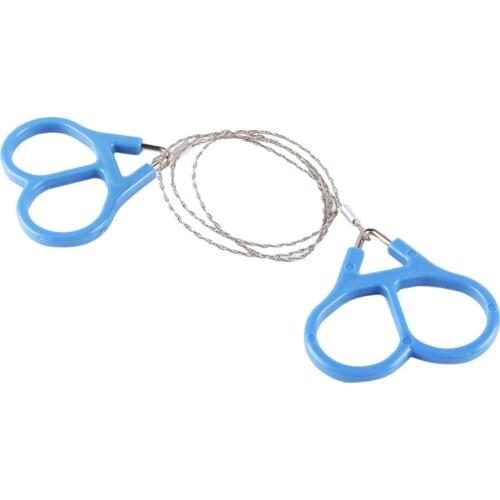 Outdoor Steel Wire Saw Ring Scroll Chainsaw Hand Rope Chain Saw Emergency Survival Gear Camping Hiking Hunting Travel Tool Kit