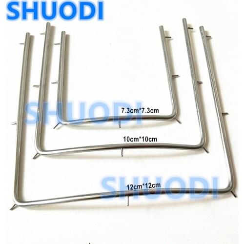 1 piece/2 pieces Dental Rubber Dam Latex Frame Teeth Whitening Mouth opener Tool Stainless Steel 10CM/12CM/7.3CM for selection