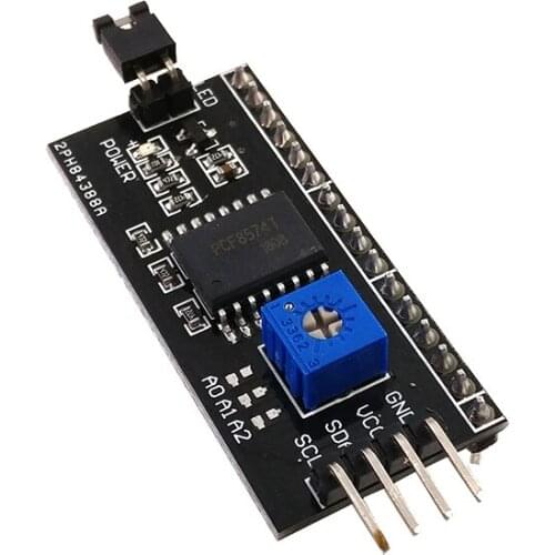 10pcs IIC I2C SPI Serial Interface Board Port 1602 LCD1602 Adapter Plate LCD Adapter Converter Module PCF8574 Expansion Board