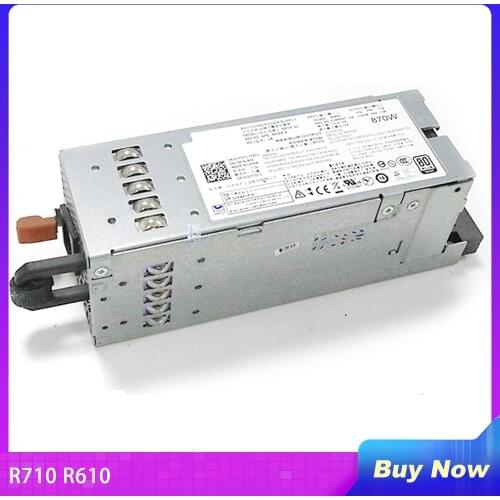 100% test for power supply for R710 R610 A570P-00 C570A-S0 A570P-01 MYXYH T327N VPR1M 570W Work Good