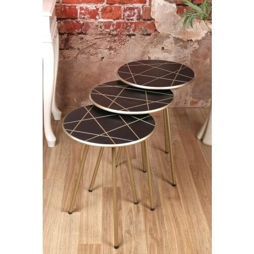 3'lü Zigon coffee table coffee tables furniture القهوة الجداول table basse журнальный столик muebles mesa