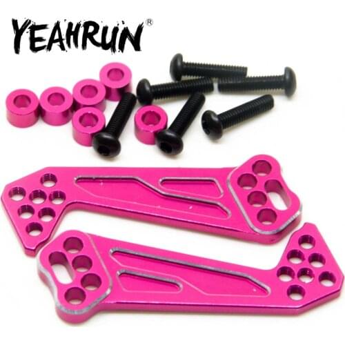 YEAHRUN Aluminum Front Single Damper Mixing Mounting EP for 3Racing Sakura D4 AWD RWD 1/10 RC Drift Racing Car Part Accessories