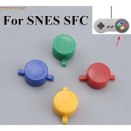 ChengHaoRan 1Set For SNES Super NES Plastic Buttons A B X Y Replacement Controller For Nintendo SFC