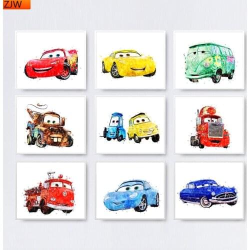 Disney Cars 5D DIY Diamond Painting Diamond Embroidery Painting Diamond Mosaic Full Cross Stitch Kits Home Decoration
