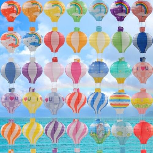 12inch 30cm Round Chinese Paper Lantern Wedding Birthday Party Christmas Halloween Home Living Room Decoration Hot Air Ballon
