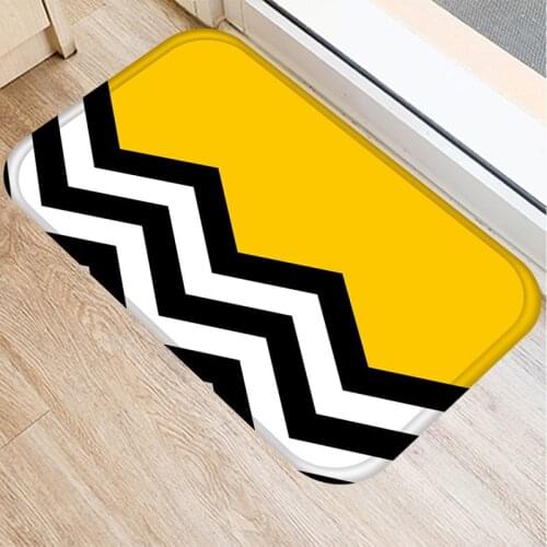 Geometric Marble Kitchen Entrance Door Mat Doormat Colorful Indoor Floor Mats Anti-Slip Rug Welcome Protective Floor Mat Rug