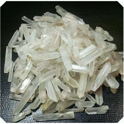 1/2lb (220g) Rough Tibet Natural Clear Quartz Crystal Points Wand Specimen for Wrapping,Cabbing,Lapidary,Tumbling Reiki Crystals