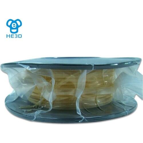 HE3D Natural color 3d printer PVA filaments Water-soluble PVA 1.75mm plastic Consumables Material MakerBot/RepRap/UP/Mendel