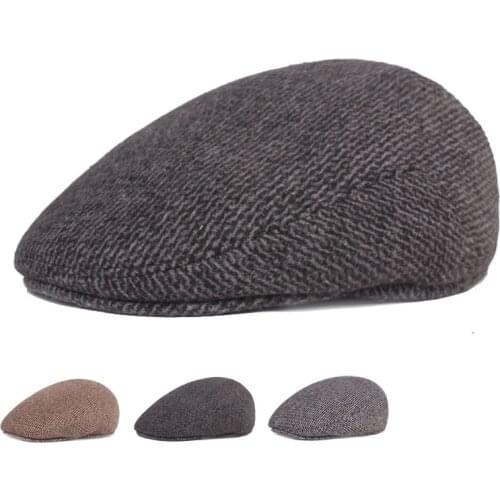 Spring Autumn Beret Male Winter Casual Newsboy Caps Men France Flat Cap Fashion Peaked Cap Lvy Peaky Blinder Cap Gatsby Hat