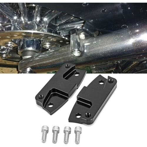 Wsen 21" Wheel Front Fender 20mm Riser Spacers Adapter Kit Fit For Harley Touring Road King Electra Road Street Glide 2014-2021