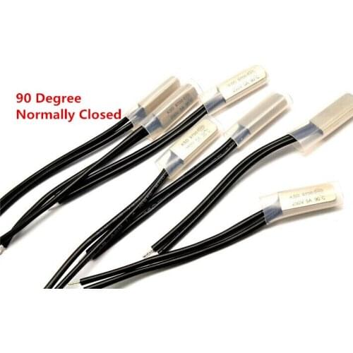 KSD9700 5A250V 90 degree C N.C. normally closed temperature switch thermostat Thermal Protector