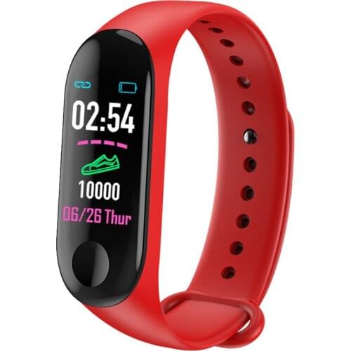 M3 Smart Bracelet Waterproof Fitness Tracker health wristband Heart Rate monitor Sport smart Watch For Men Women For Android IOS