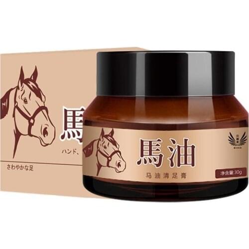 Natural Horse Oil Foot Cream Anti-Chapping Skin Repairing Massage For Rough Dry And Cracked Chapped Feet Heel Health Skin Care