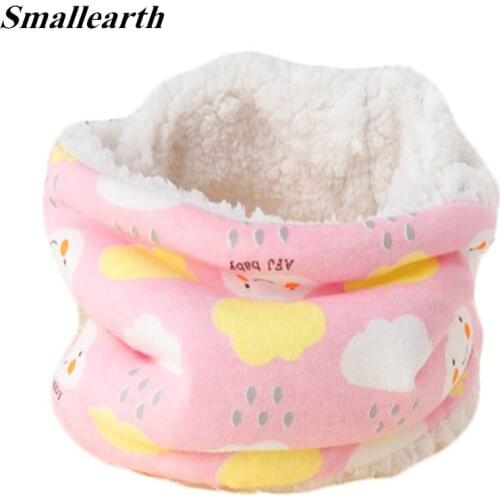 2020 New Plush Spring Autumn Winter Baby Scarf Kids Child Cotton Scarf Boys Girl O Ring Scarf Children Collars Child Neck Scarf