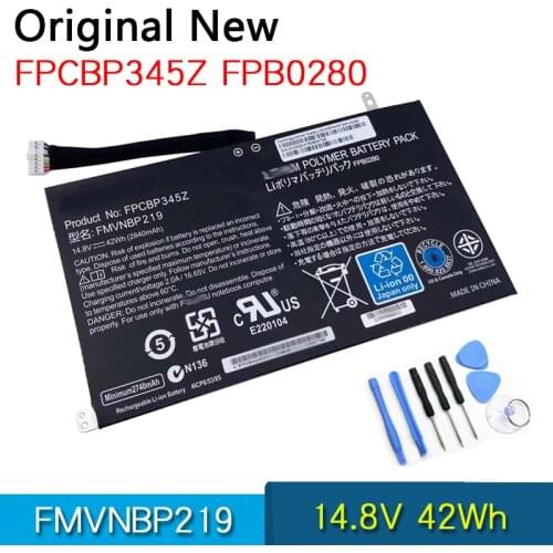 NEW Original FMVNBP219 FPCBP345Z FPB0280 Laptop Battery For FUJITSU LifeBook UH572 UH552 Ultrabook 14.8V 42Wh