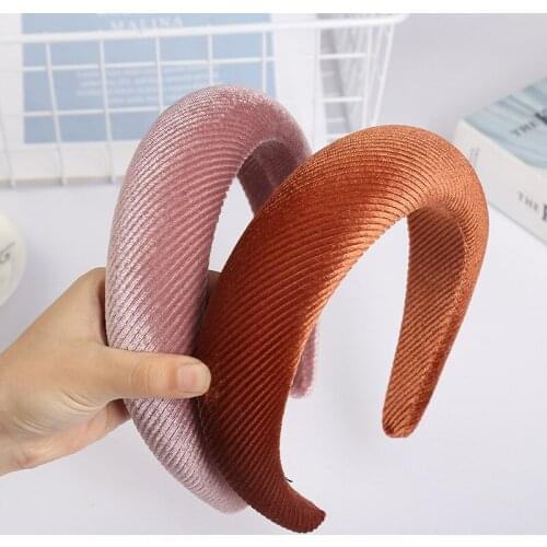 Wide-brimmed Fabric Autumn/winter Hairband Women Girls Hair Accessories Korea Fashion Headband Hair Bangs Holder Hairband