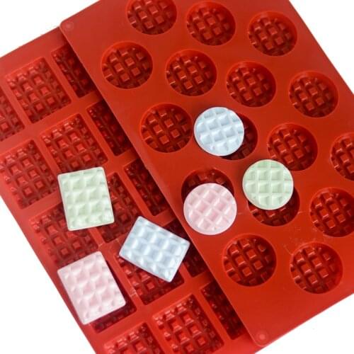 Waffle Makers Silicone Mold Chocolate Cookie Cake Pastry Baking Pans Bakeware Set Nonstick Decorating Tools 1 Pc