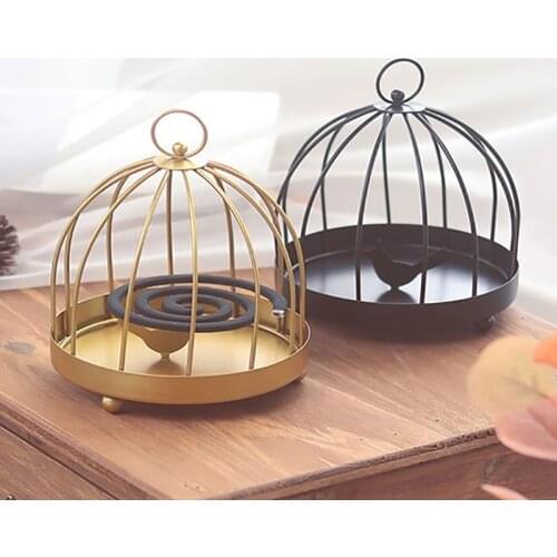 Nordic Retro Iron Insect Mosquito Coil Holder Innovative Home Incense Sandalwood Mosquito Repellent Coil Holder hot