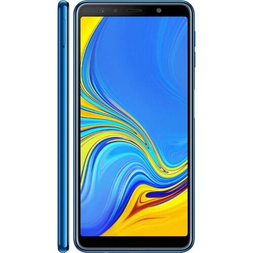 Samsung Galaxy A7 (2018) A750F/DS 6.0” Cell Phone 4GB 64GB Refurbished-99% New Mobile Phone 24 MP 8 MP 5 MP Dual SIM Smartphone