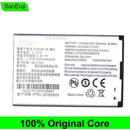 2240mAh Li3722T42P3h654270 Replacement Battery For ZTE GH300c smartphone Li-ion bateria Batterie Battery