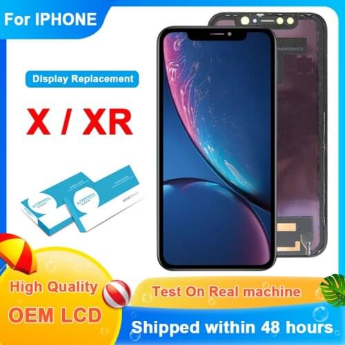 TFT / OLED / OEM LCD Replacement For iPhone X Display Touch Screen Digitizer Assembly For iPhone XR LCD Panel Repair Parts